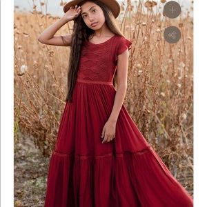 JoyFolie Viola dress in crimson size 10